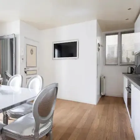 Duplex Design A 5min Du Sacre Coeur Апартаменты