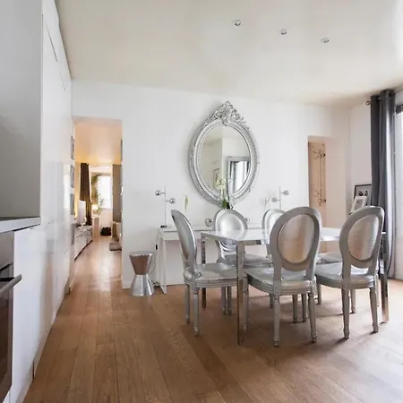Duplex Design A 5min Du Sacre Coeur Апартаменты